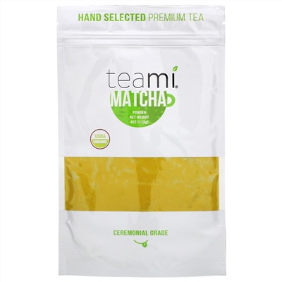 Teami, Organic, Matcha Powder, 4 oz (113 g)