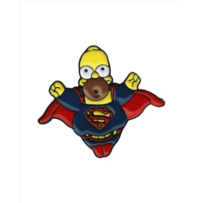 Металлический значок "Super Homer"