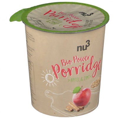 nu3 (ну3) Bio Power Porridge Apfel Zimt 45 г