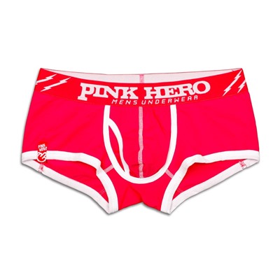 Мужские укороченные боксеры Pink Hero темно-розовые Devil PH1226-5