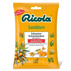 Ricola (Рикола) Schweizer Krauterbonbons Sanddorn ohne Zucker 75 г