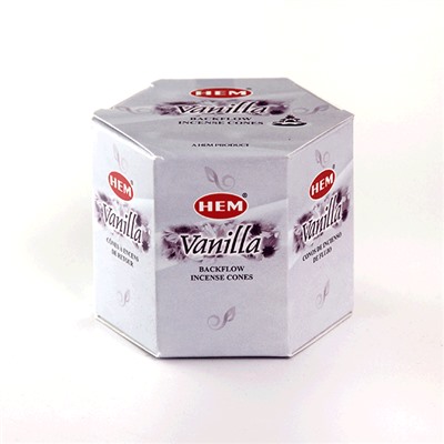 Благовония HEM пуля Ваниль Vanilla упаковка 40 шт стелющий дым