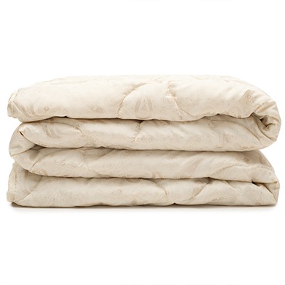Одеяло Стандарт овечья шерсть 150 гр, 1,5 спальное, поплекс