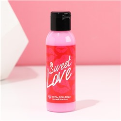 Гель для душа «Sweet love», 100 мл, розовый шоколад