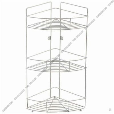 Полка настен 3-х ярус,углов. (22х22 h52,5см) борт