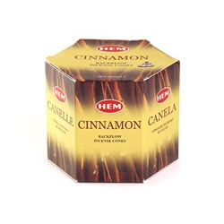 Благовония HEM пуля Корица Cinnamon упаковка 40 шт стелющий дым
