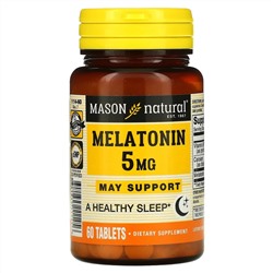 Масон Натурал, Мелатонин, 5 мг, 60 таблеток