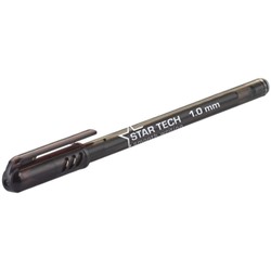 Ручка шариковая чёрная 1,0мм STAR TECH длина письма-2000м