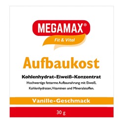 MEGAMAX (МЕГАМАКС) Fit & Vital Aufbaukost Vanille 30 г
