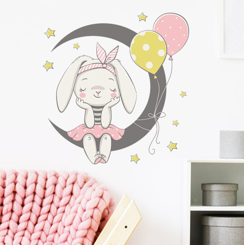 Moon bunny. Наклейки нежные с зайчиками. Стикеры нежные. Наклейка нежный Король.