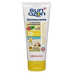 Sunozon sensitiv Крем для защиты от солнца для чувствительной кожи 100 мл