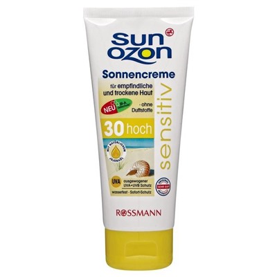 Sunozon sensitiv Крем для защиты от солнца для чувствительной кожи 100 мл