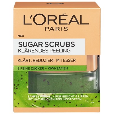 LOreal (Лореаль) Paris Sugar Scrub Klarendes Peeling Gesichtspeeling Reinigung, 50 мл