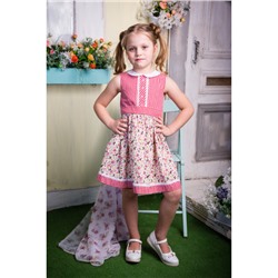 Платье хлопковое для маленьких модниц ( для девочки)
