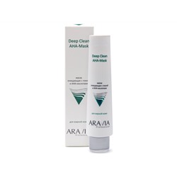 ARAVIA Professional. Маска Очищающая с глиной и AHA-кислотами Deep Clean AHA-Mask 100мл