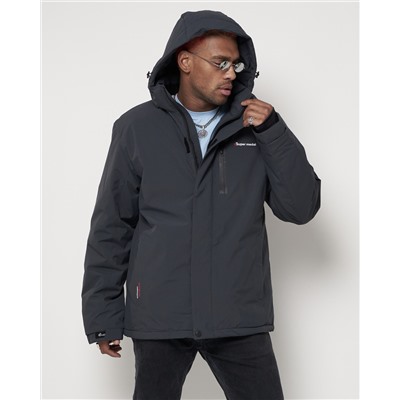 Горнолыжная куртка мужская темно-серого цвета 88818TC