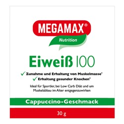 MEGAMAX (МЕГАМАКС) Basic & Active Eiweiss 100 Cappuccino-Geschmack 30 г