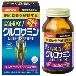*Orihiro Глюкозамин и Хондроитин с витаминами, курс на 36 дней, 360 таблеток, 90 гр(4571157256283)