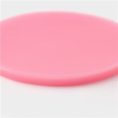 Силиконовый молд Доляна «Шестерёнки», 10,5×10,5 см, цвет розовый