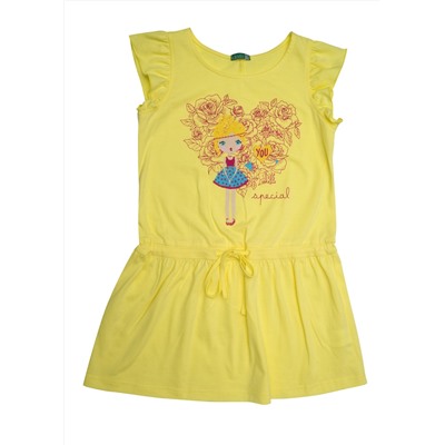 Платье детское CLE 872887п св.жёлтый