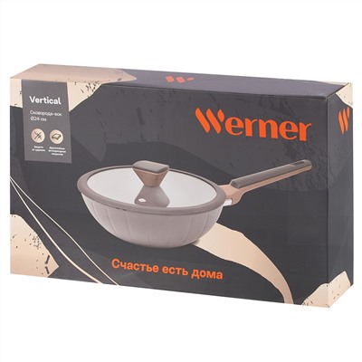 Алюминиевая сковорода-вок Werner Vertical 51916 24 см