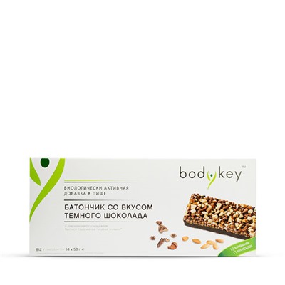 Батончики вкус темного шоколада bodykey™ by NUTRILITE™, 14 х 58 г. bodykey™