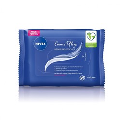 Nivea Reinigungstucher Creme Pflege  Очищающие салфетки крем-уход