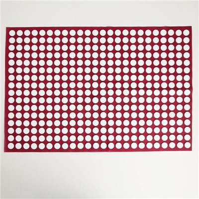 Аппликатор Кузнецова, 384 колючки, спанбонд, красный, 50x75 см.
