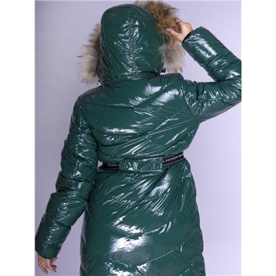Пальто для девочек Роуз 31П16 зеленый