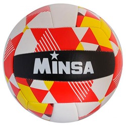 Мяч волейбол MINSA размер 5, 260 гр, 18 панелей, PVC, 2 подслоя, машин. сшивка 1276995 в Краснодаре