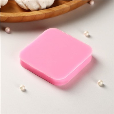 Силиконовый молд Sweet, 6×6×1 см, цвет розовый