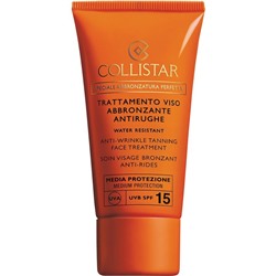 Collistar (Коллистар) Sun Protection Anti-Wrinkle Tanning Face Treatment, SPF 15 / 50 мл