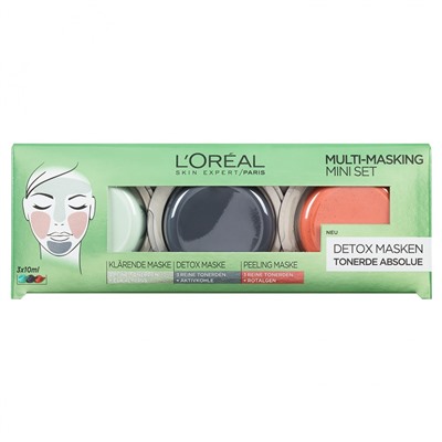 L'Oreal (Л'орил) Tonerde Absolue Multi Masking Set 30 мл