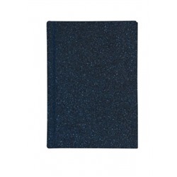 Записная книжка А5 96л. TWINKLE Синий, комбинированная линовка, твёрдая обложка, отделка блёстками,