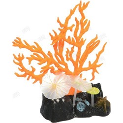 Светящийся коралл оранжевый, 16,5*16,5см, AM0015O