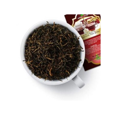 Элитный красный "Мао Фэн" Прекрасный вкусовой букет у этого чая разнообразный, начиная от цветочных оттенков, плавно перетекающий к фруктовым, в нем чувствуется нотки кураги и ванили, присущие только юньнаньским чаям. 874