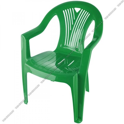 Темно-зеленый Кресло "Салют" (66х60 h84см) нагруз.