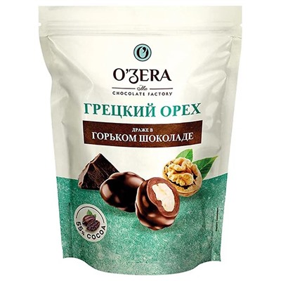 «OZera», драже «Грецкий орех в горьком шоколаде», 150 г