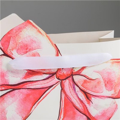 Пакет подарочный «Подарок», 25 × 26 × 10 см