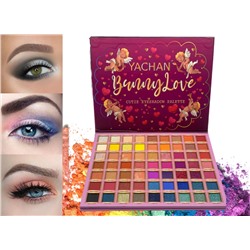 Профессиональная палитра теней для макияжа Bunny Love Yachan Beauty Eyeshadow Palette 63 цветов