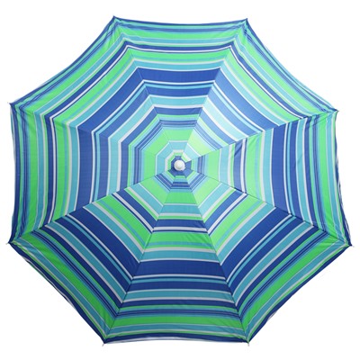 Зонт пляжный «Модерн» с серебряным покрытием, d=240 cм, h=220 см, цвет МИКС