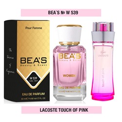 Beas W539 Lacoste Touch Of Pink Women edp 50 ml