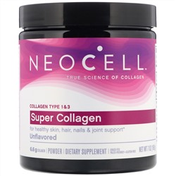 Neocell, Super Collagen, без ароматизаторов, 198 г (7 унций)