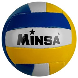Мяч волейбол  MINSA, размер 5, 262 гр,18 панелей, машинная сшивка 1278065 в Краснодаре