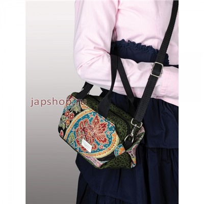 Satico Origami Japanese Bag Green Японская дизайнерская сумка из гобелена(4687202269068)