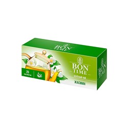 «Bontime», чай зелёный «Жасмин», 25 пакетиков, 37 г