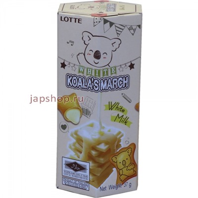 Lotte Koala`s March Печенье со вкусом молочного крема и сыра, 37 гр(8852008304879)