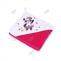 Уголок детский Малиновый "Панда" с печатью