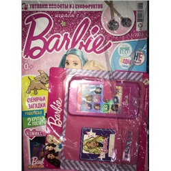 Барби + подарок1*22 Игрушка в форме телефона (без фенкционала) с чехлом,карточкой и наклейками