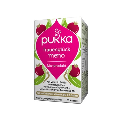 Pukka Bio Frauenglück Meno Kapseln Ашваганда Капсулы для женщин во время менопаузы, 30 капсул